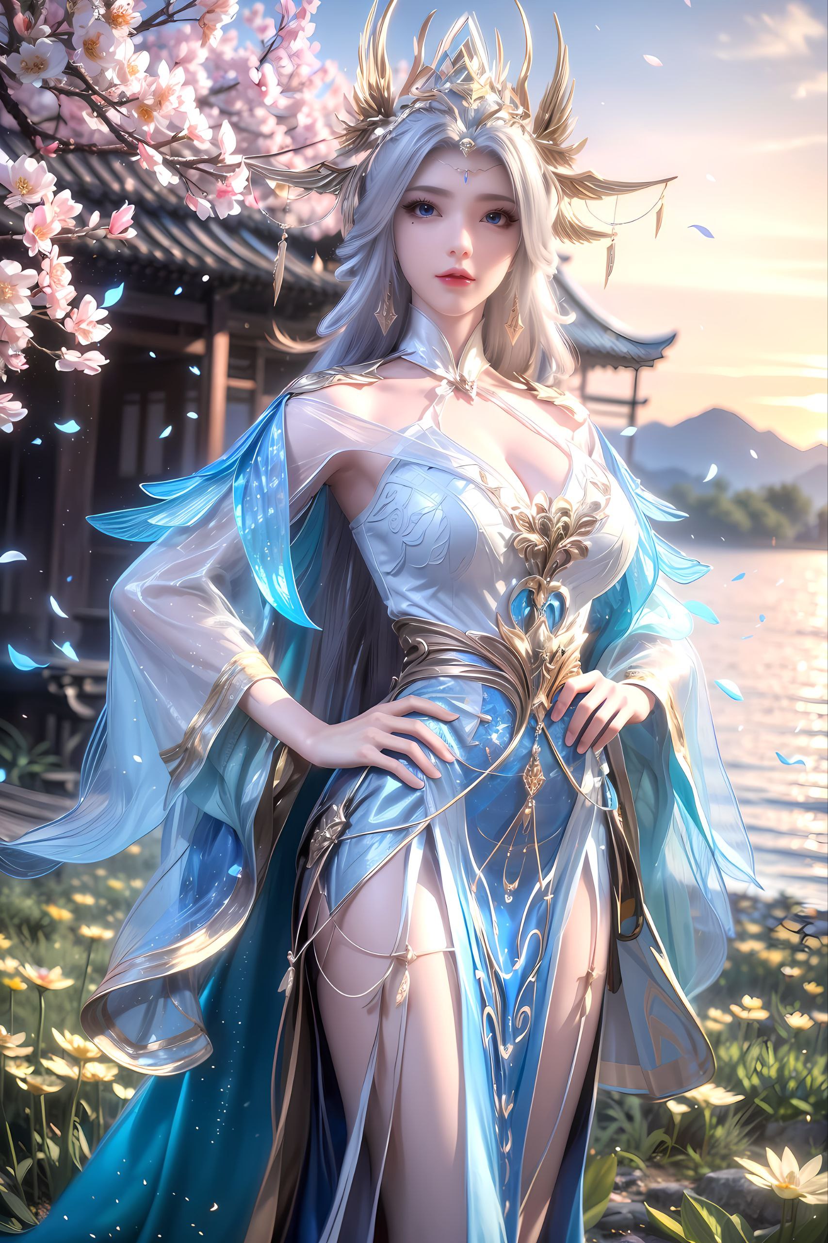 的背后